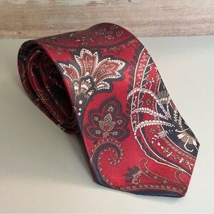 Ketch Classic Paisley Red 58” Tie